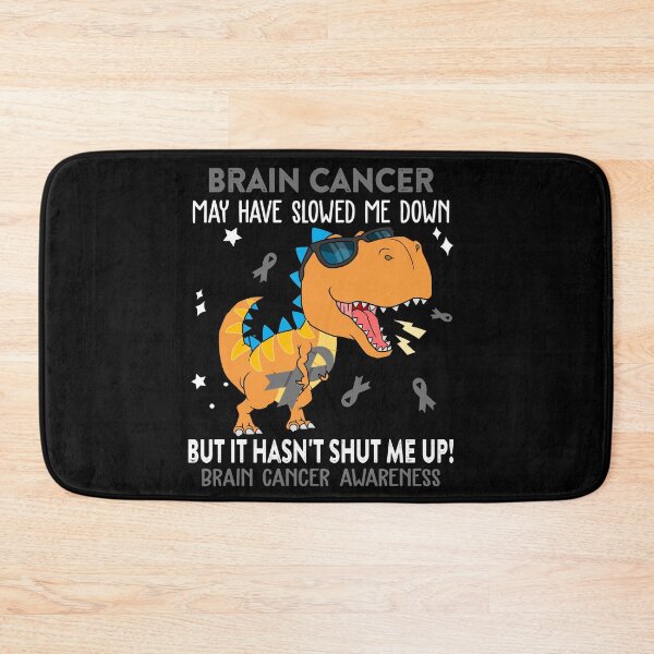 Item preview, Brain Cancer Awareness Dinosaur Lover Brain Cancer Warrior Gift designed and sold by Sabfit.