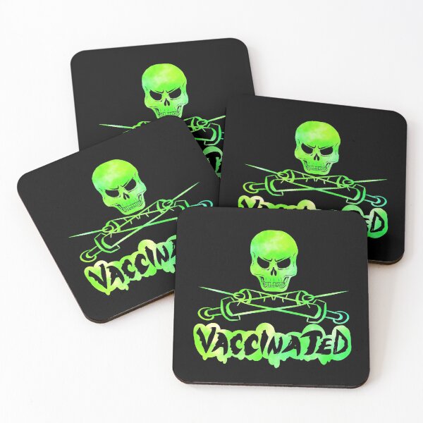 Item preview, Vaccinated, but toxic green this time designed and sold by strawberrypizza.