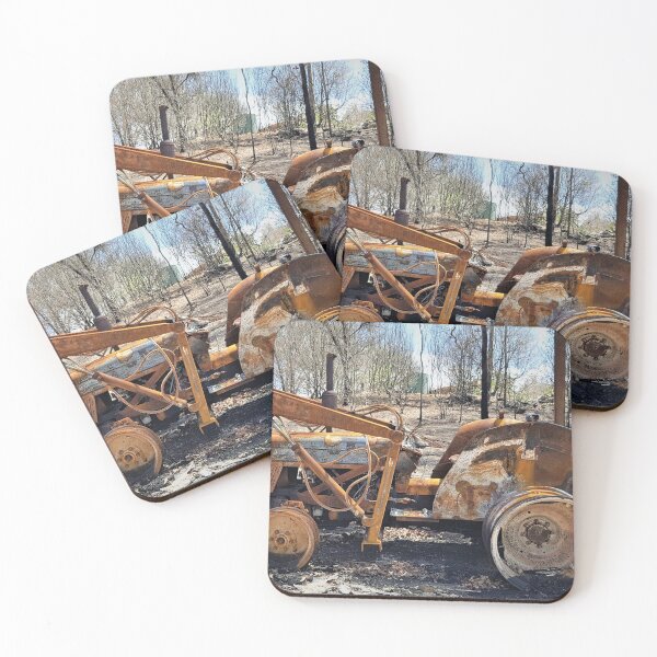 Item preview, Burnt out tractor, 2020 Bushfires, Bega Valley, NSW, Australia designed and sold by Cobargo South Coast.
