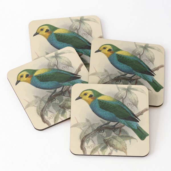 Item preview, Multicolored Tanager Perched on a Tree designed and sold by laguitan10.