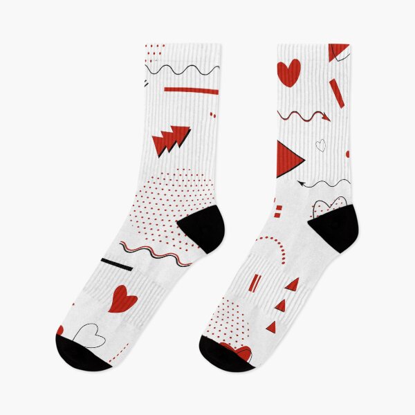 Item preview, Memphis pattern for Happy Valentine's Day designed and sold by Sirichai Puangsuwan.