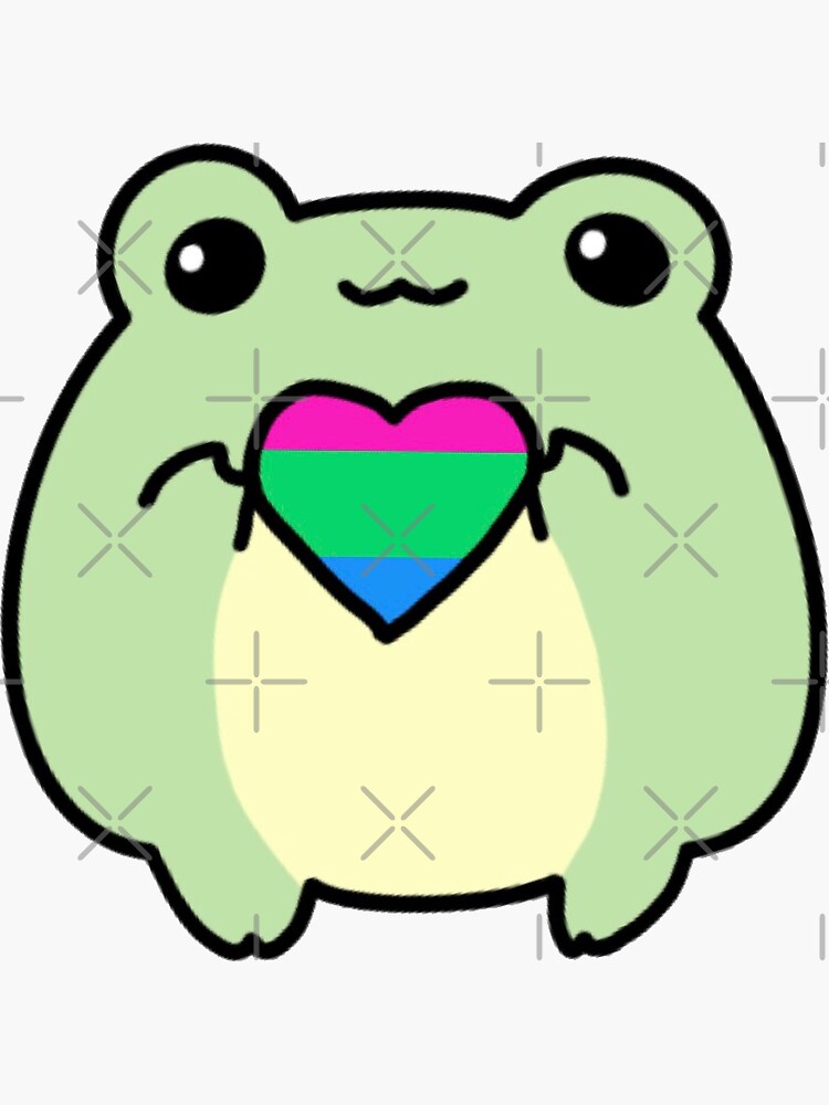 Pride Frogs Polysexual Flag Sticker For Sale By GoetzRae Redbubble