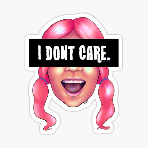 Leanore Doesn't Care Sticker