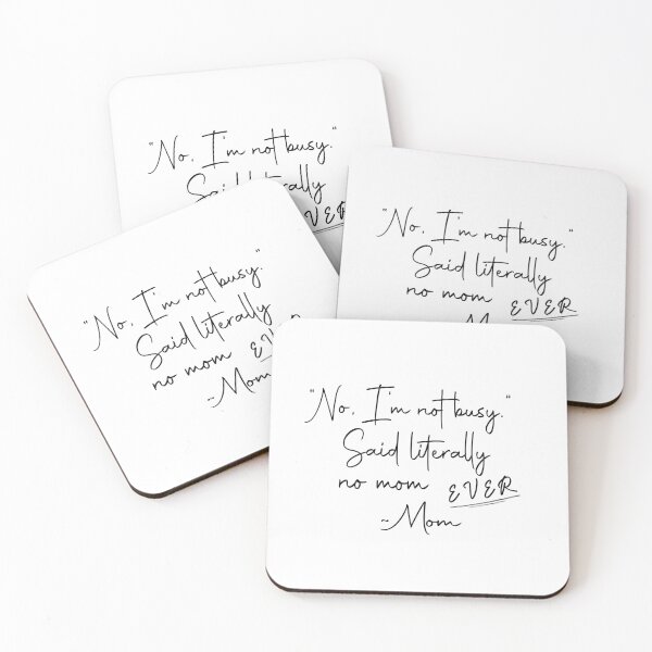 Item preview, Sticky notes from Mom #3~  No I'm not busy designed and sold by wawink.