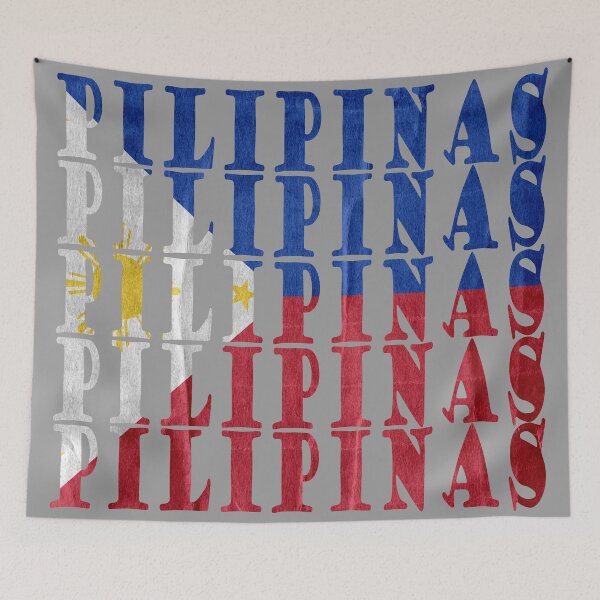 Item preview, Philippines Word Flag designed and sold by JockArts.