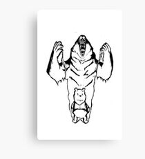 Winnie the Pooh inner Bear Canvas Print