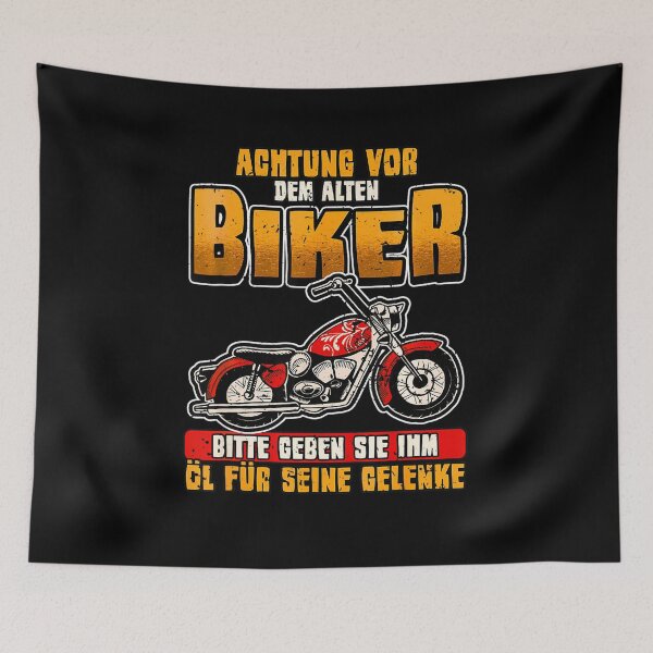 Item preview, Herren Lustige Motorrad - Achtung vor dem alten Biker Opa Rentner  designed and sold by Engizerostore.