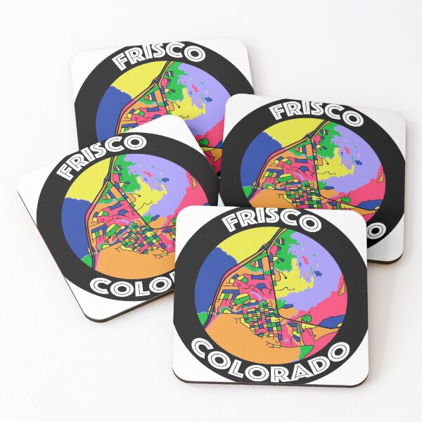 Item preview, Frisco, CO Colorful Map designed and sold by John Mashburn.