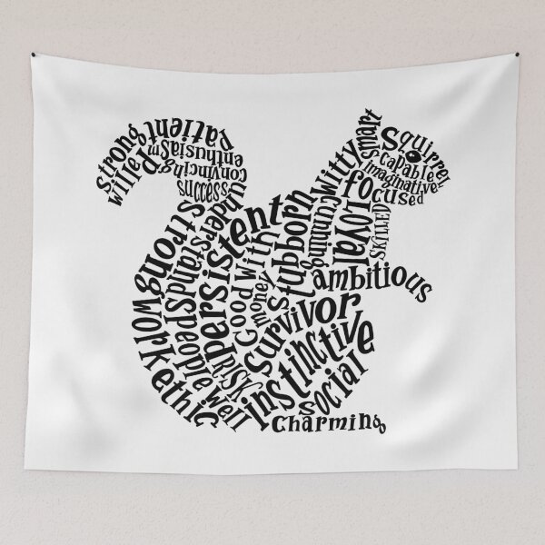Item preview, Black Squirrel Spirit Animal designed and sold by kjeppson.