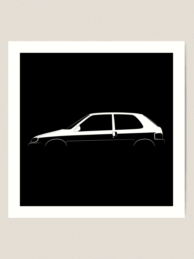 Citroen Saxo Illustration - White by marioramosart