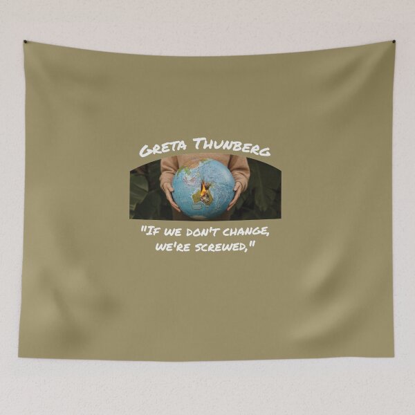 Item preview, The environment by greta thunberg designed and sold by DesignerFollow.