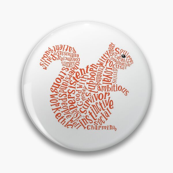 Item preview, Orange Red Squirrel Spirit Animal designed and sold by kjeppson.