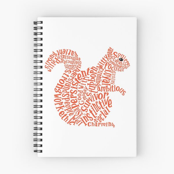 Item preview, Orange Red Squirrel Spirit Animal designed and sold by kjeppson.