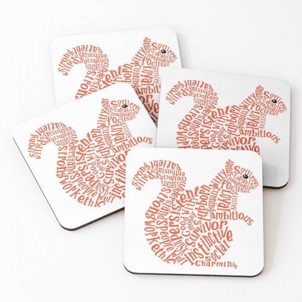 Item preview, Orange Red Squirrel Spirit Animal designed and sold by kjeppson.