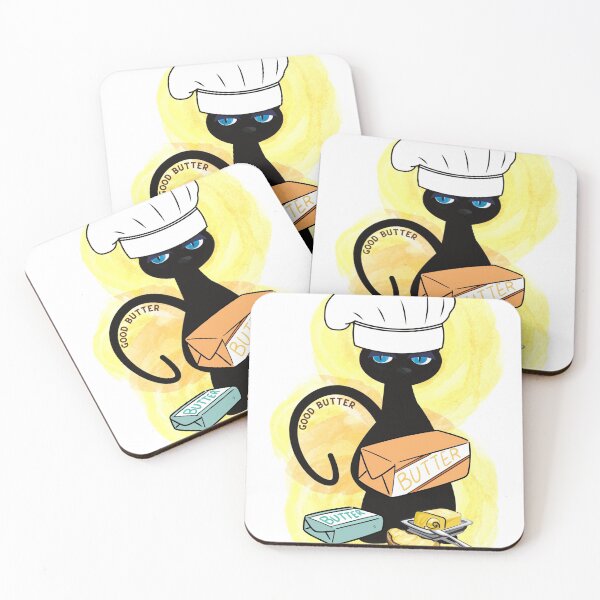 Item preview, The black cat with butter designed and sold by kasune-shop.