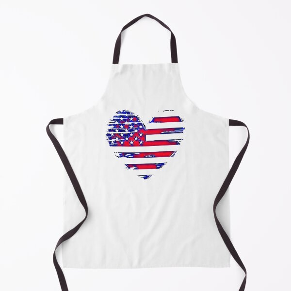 Item preview, Flag Heart (red and blue-striped white) designed and sold by HamiltonmagicTs.