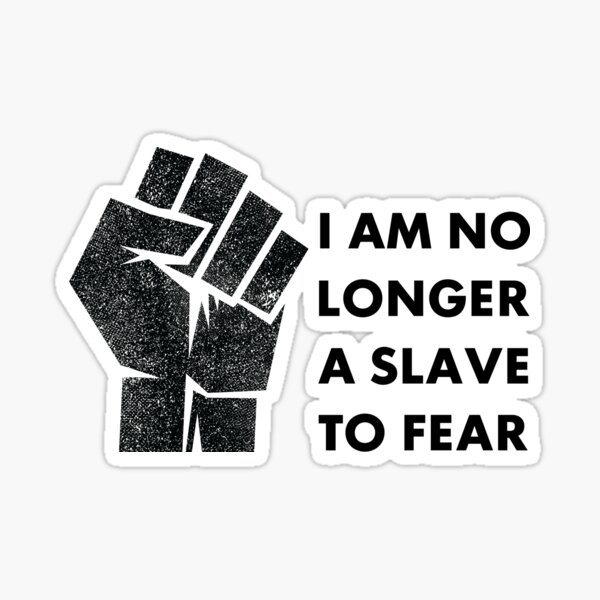 Item preview, I am no longer a slave to fear designed and sold by PabloPatterns.