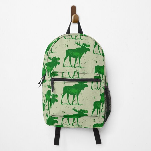 Item preview, Adventurous Green Space Moose designed and sold by kcaandwu.