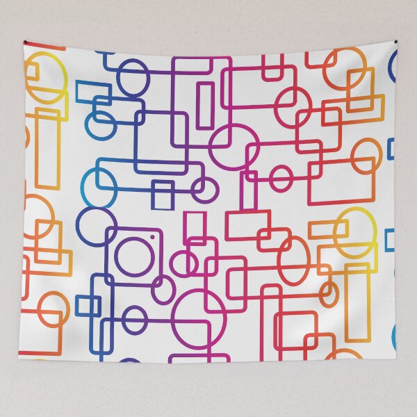 Item preview, GEOMETRIC GRADIENT SHAPES PATTERN-2.0 designed and sold by samArtline.