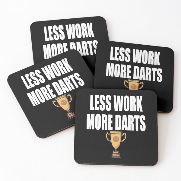 Item preview, Dart Cup Less Work More Darts designed and sold by saulmedia.