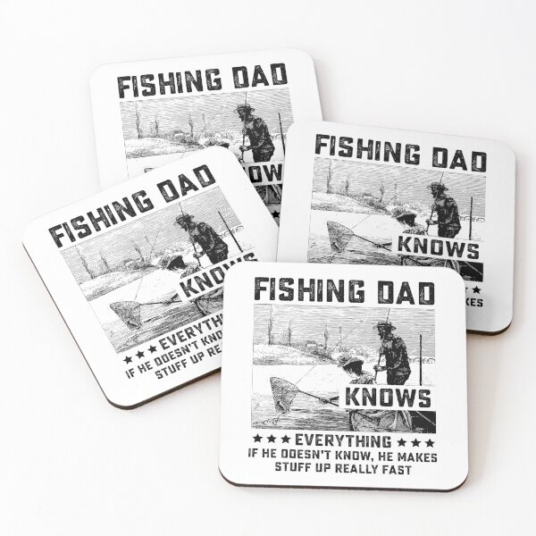 Item preview, Fishing Dad Knows Everything Old Man designed and sold by hasanmasud.