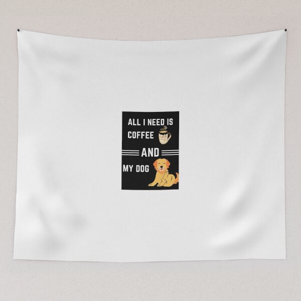 Item preview, All I Need Is Coffee And My Dog designed and sold by Preetydesign.