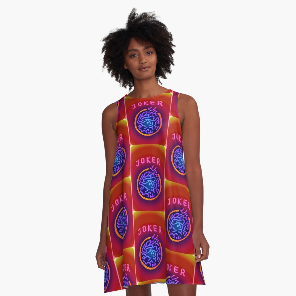 Electric Jokers A-Line Dress