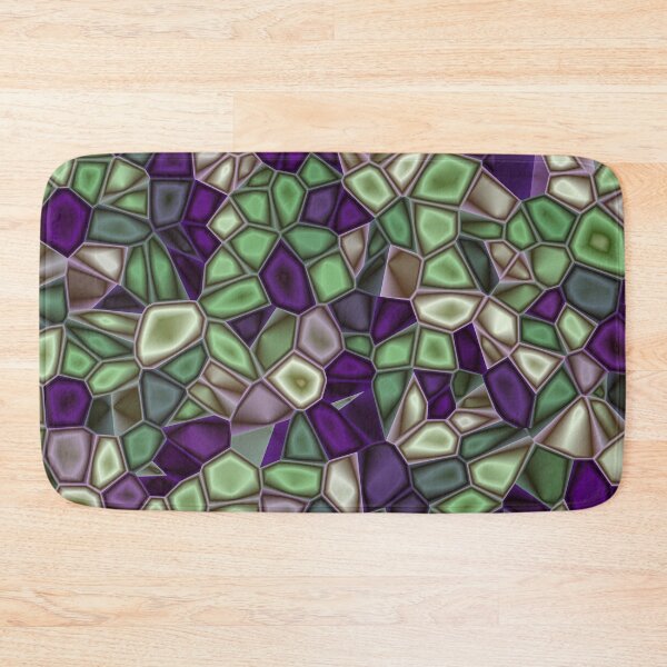 Item preview, Fractal Gems 02 - Purples and Greens designed and sold by charmarose.
