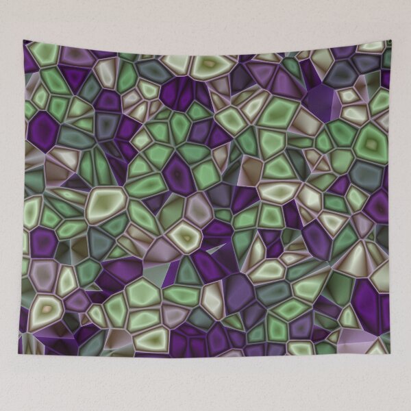 Item preview, Fractal Gems 02 - Purples and Greens designed and sold by charmarose.