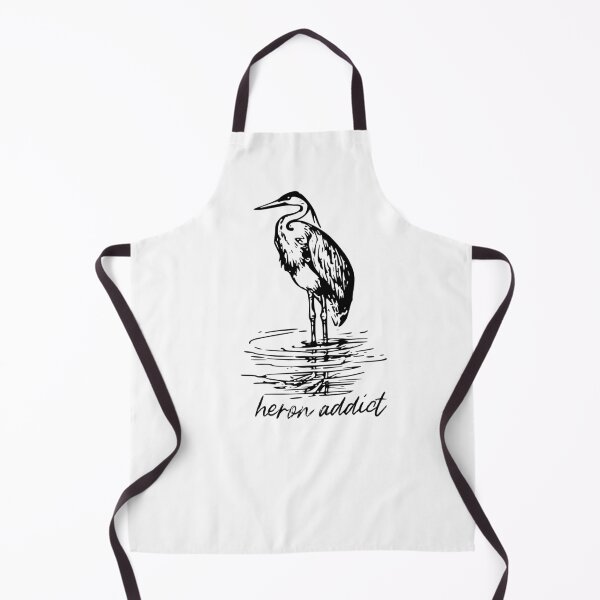 Item preview, Heron Addict - Bird Pun Crack designed and sold by Purrfecta.
