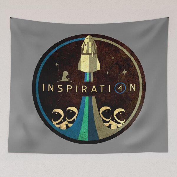 Item preview, Inspiration4 mission patch - vintage look designed and sold by trendistudio.