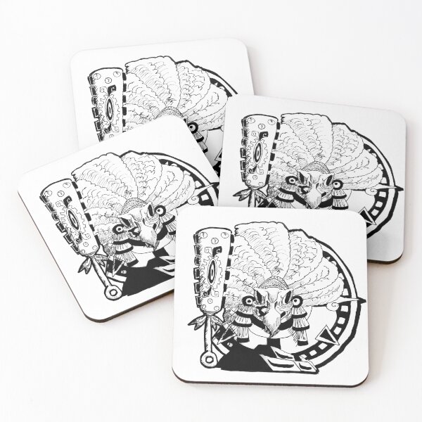 Item preview, Aztec Decorum - Black and White Version designed and sold by KnockoutNiko.