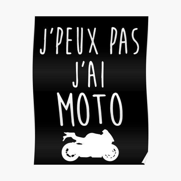 Motard Posters Redbubble