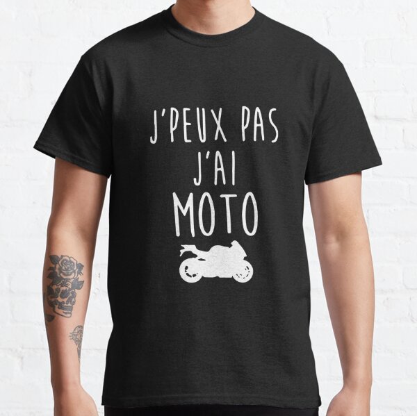 Motard Français T-Shirt Moto Homme