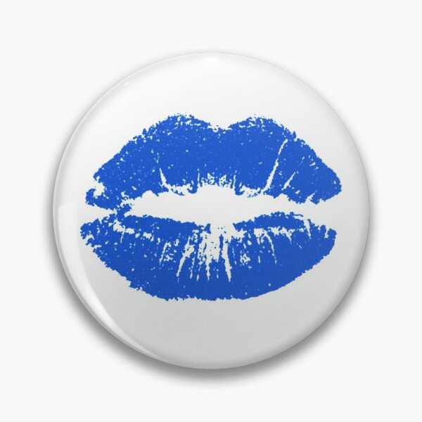 Item preview, Lips Repeating Pattern (Blue) designed and sold by Pendy777.
