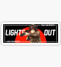 Kaga The Operator Sticker