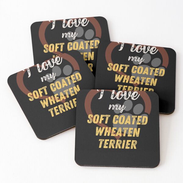 Item preview, I love my Soft Coated Wheaten Terrier designed and sold by StickerPolitics.