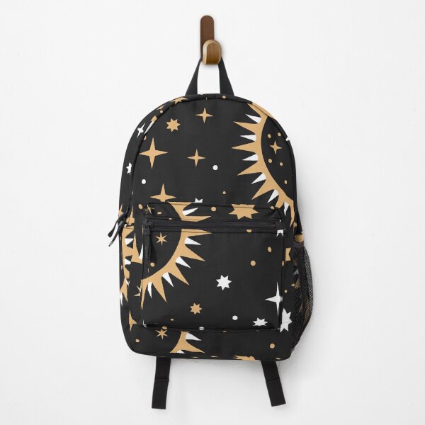 Item preview, Sunrise Celestial Woman Galaxy Moon Sky Stars Nature Pattern Illustration Design designed and sold by micreations.