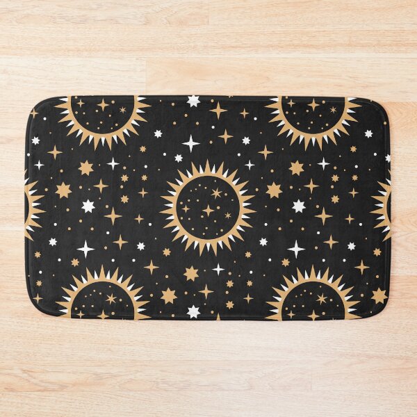 Item preview, Sunrise Celestial Woman Galaxy Moon Sky Stars Nature Pattern Illustration Design designed and sold by micreations.
