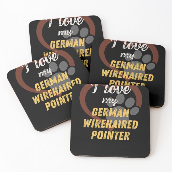 Item preview, I love my German Wirehaired Pointer designed and sold by StickerPolitics.