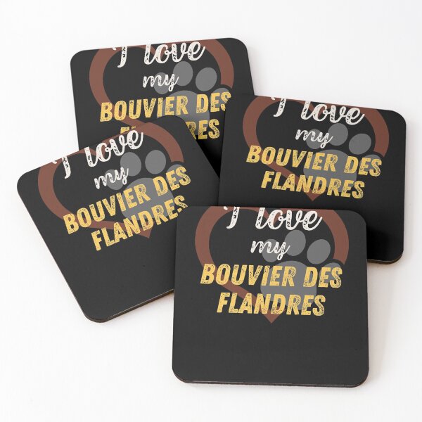 Item preview, I love my Bouvier Des Flandres designed and sold by StickerPolitics.