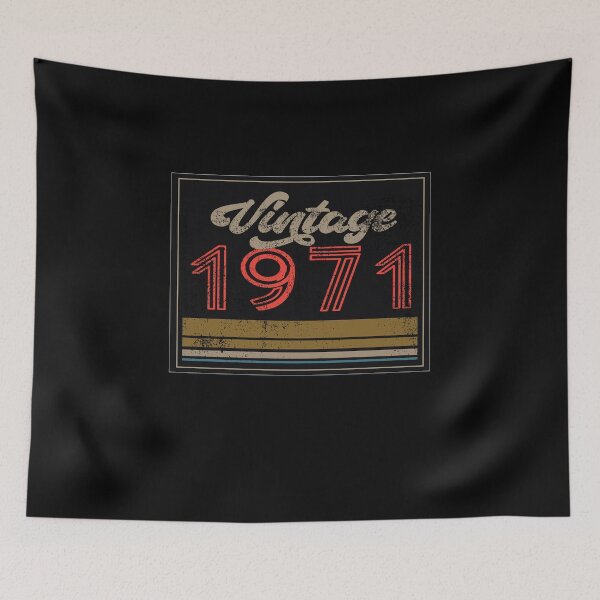 Item preview, Vintage 1971 - 50th Birthday Gift, 50 Years of being awesome, One of a Kind designed and sold by Mriganka Gogoi.
