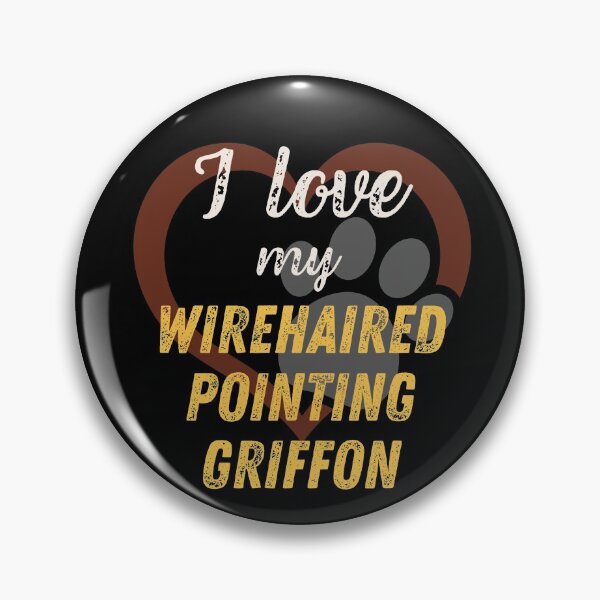 Item preview, I love my Wirehaired Pointing Griffon designed and sold by StickerPolitics.