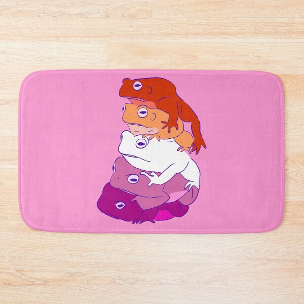 Item preview, Lesbian Pride Frog Stack designed and sold by Josie Richey.