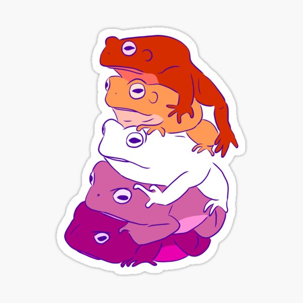 Pride Frog Stickers – Medusa Gothic