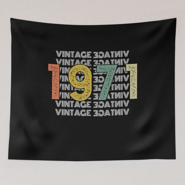 Item preview, Vintage 1971 - 50th Birthday Gift, 50 Years of being awesome, One of a Kind designed and sold by Mriganka Gogoi.