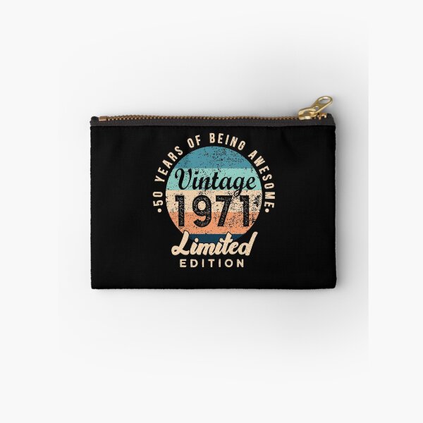 Item preview, Vintage 1971 - 50th Birthday Gift, 50 Years of being awesome, One of a Kind designed and sold by Mriganka Gogoi.