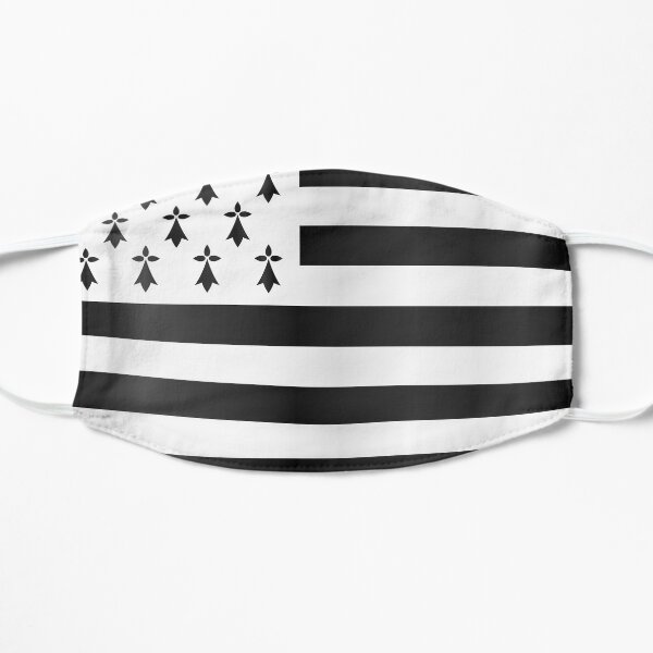Drapeau Breton Masque sans plis