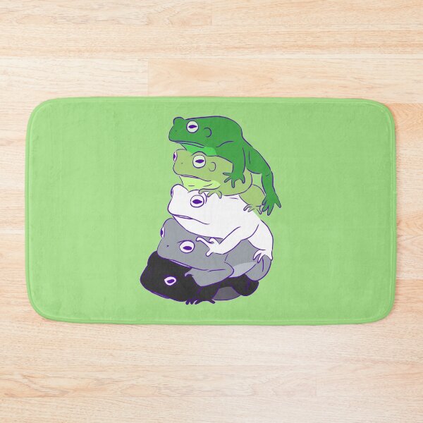 Item preview, Aromantic Pride Frog Stack designed and sold by Josie Richey.