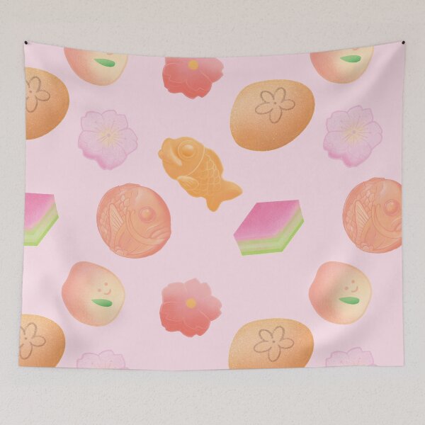 Item preview, Kawaii Pastel Wagashi Treats designed and sold by myfirstapt.